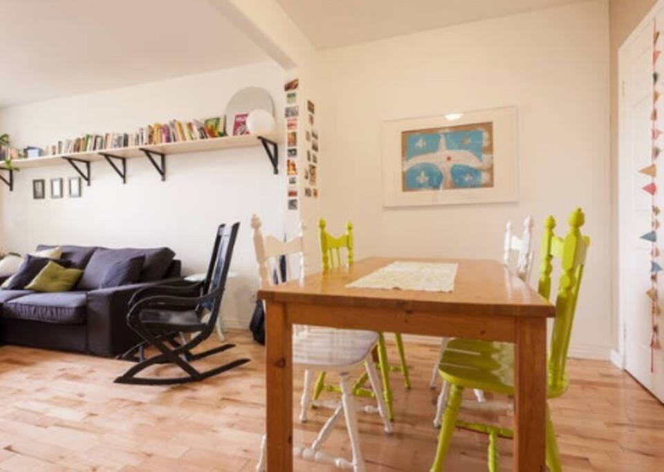 Salle à manger partagée