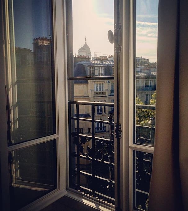 Bedroom View (Window #1 - Sacré Coeur)