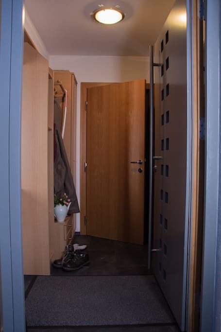 Garderobe im Vorraum