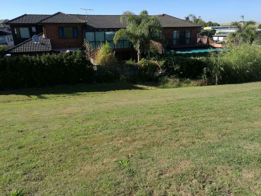 This is the house, as seen from the back