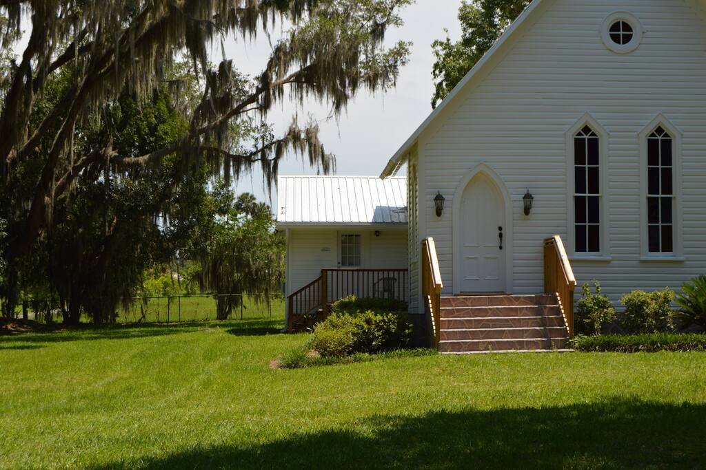 Church Apt#1 is on the left side of thechurch