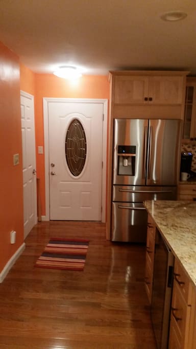 Professional Chef's Kitchen Entrance