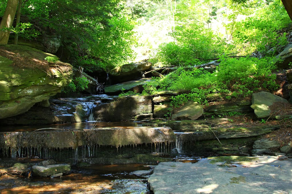 Toll Gate Creek waterfalls