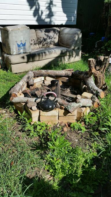 Fire place
lovely outdoor area for relaxing and enjoying.