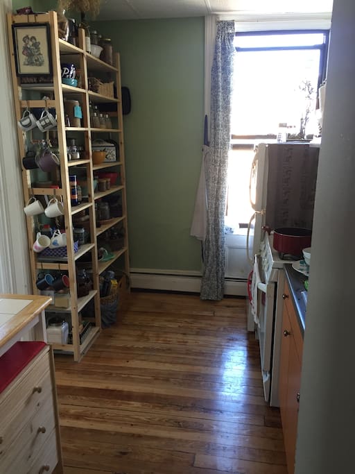 Large window in the kitchen