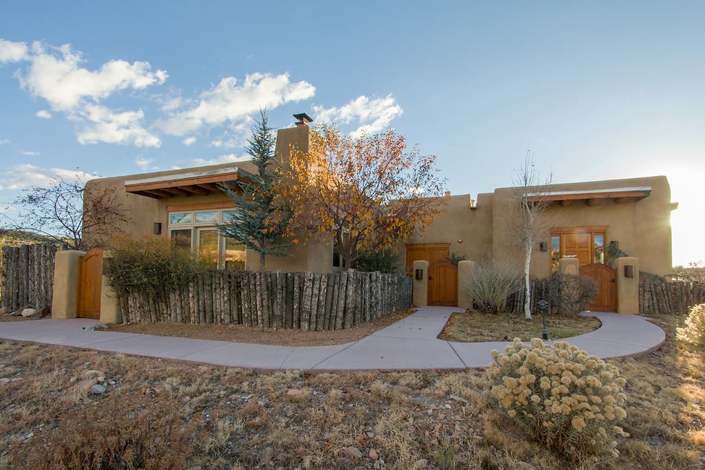 View showing privacy available at the Villa.