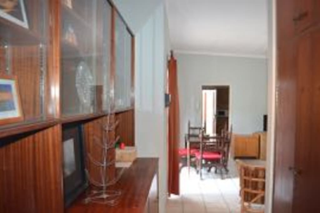 Views of the spacious dining /sitting/TV room