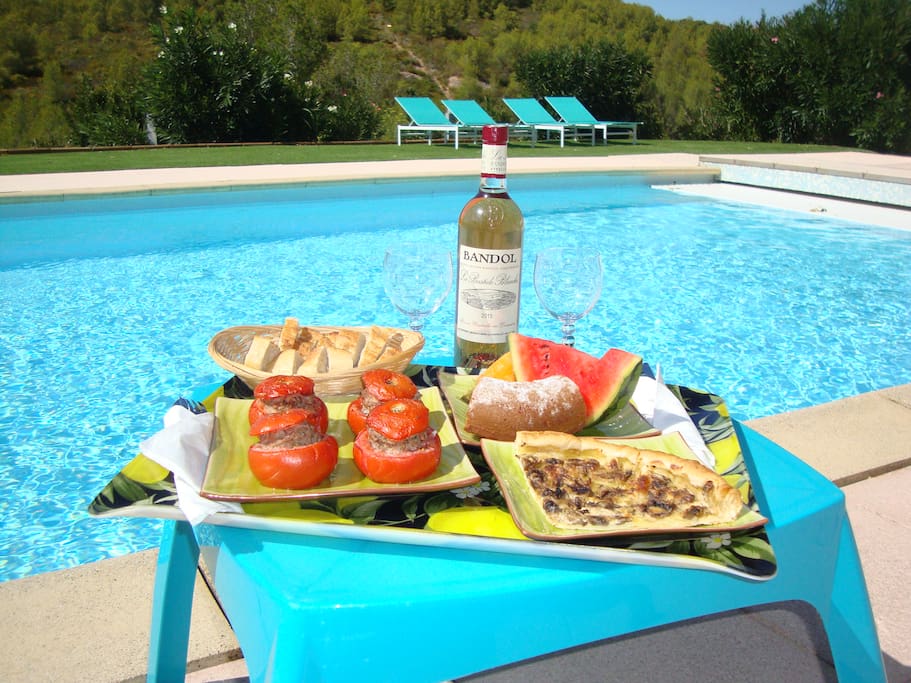 Plateau piscine