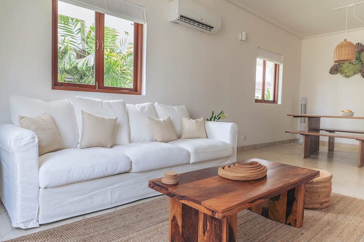 Plush 4 seater sofa