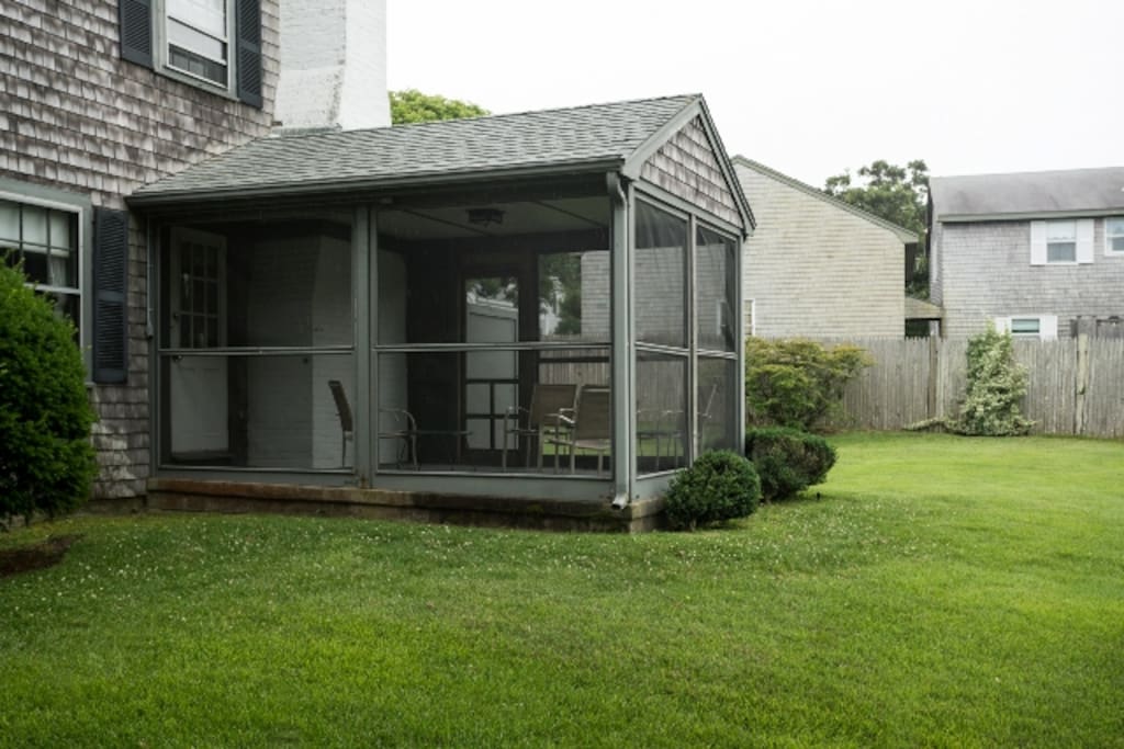 Screened porch