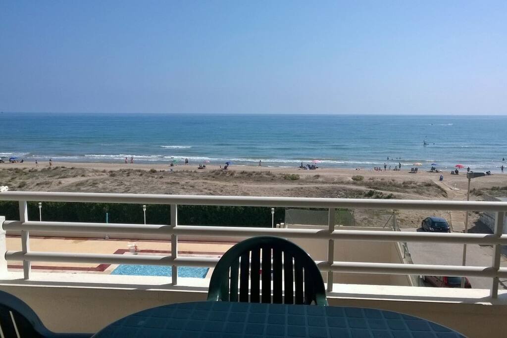 Terraza con vistas al mar