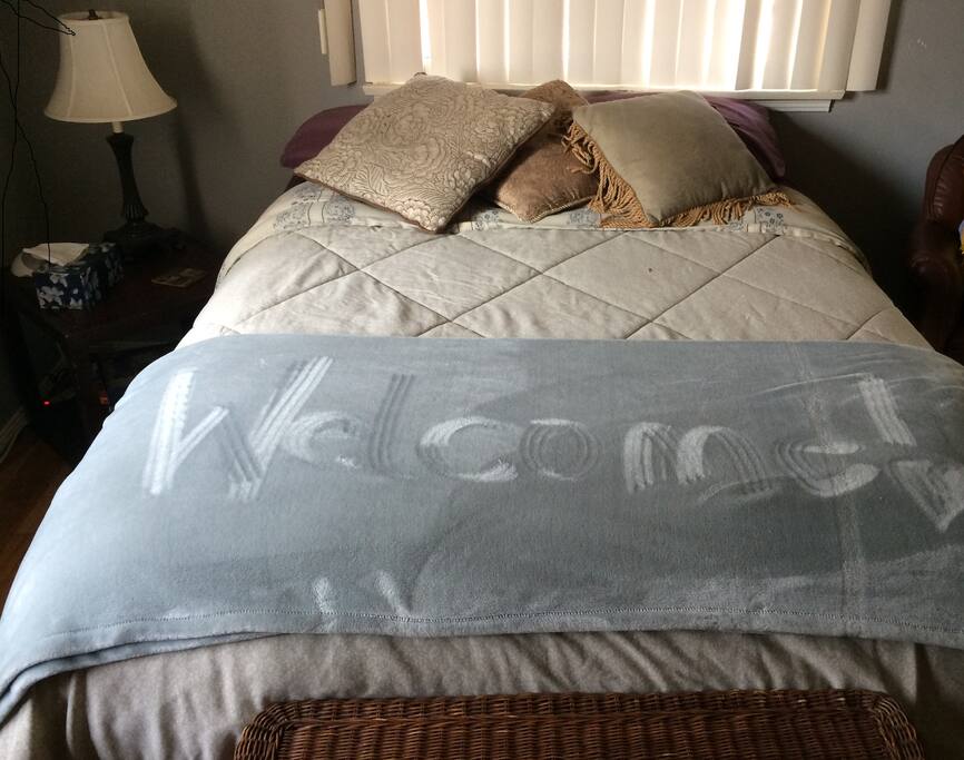 WELCOME (temporarily) HOME!