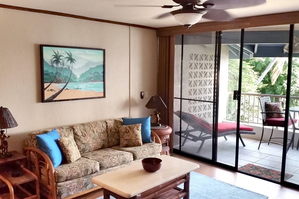 Tropical eclectic decor