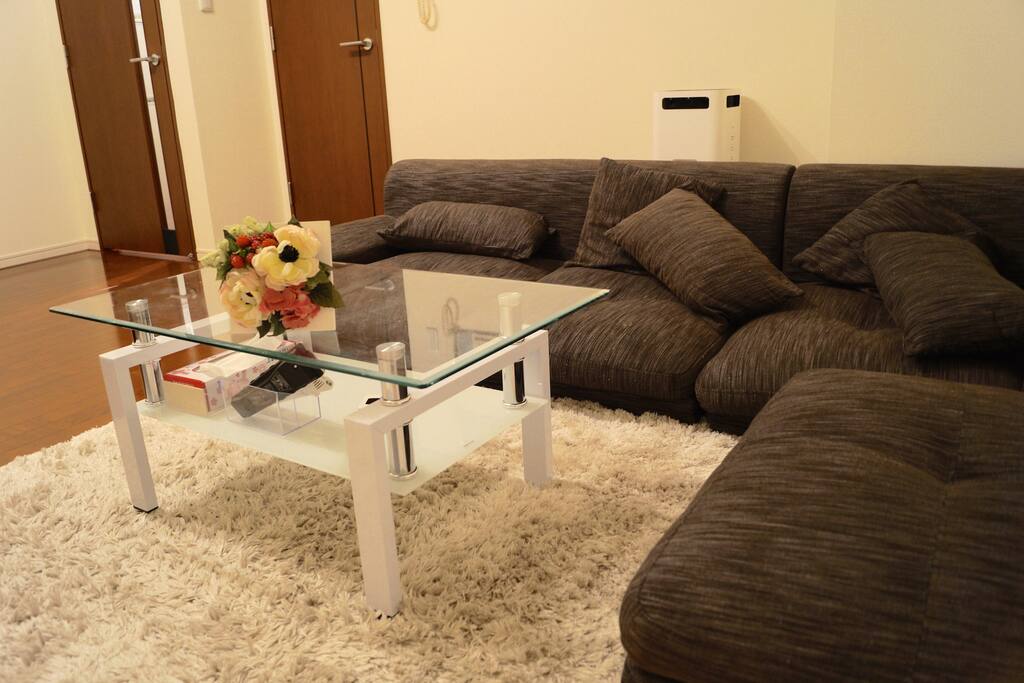 table and sofa