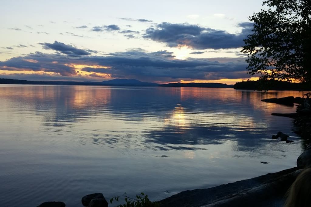 View from beach