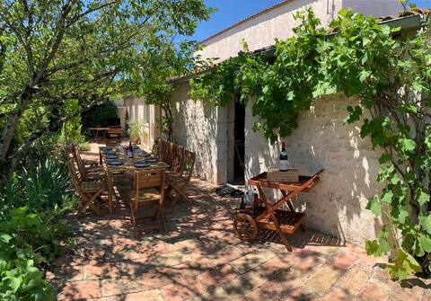 Charente house with swimming pool near Oléron