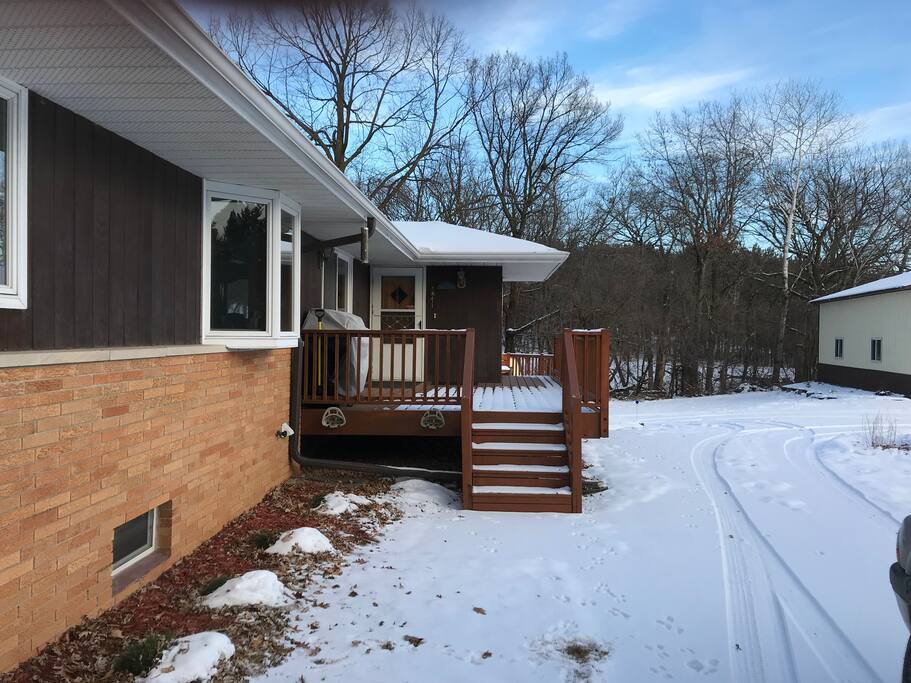 Wrap around deck