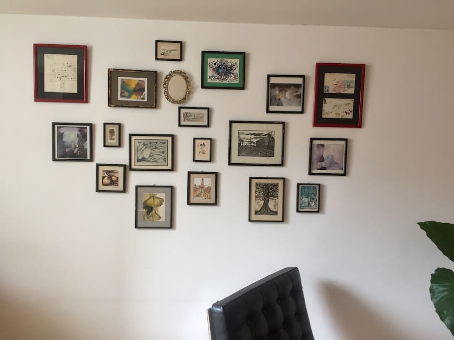 art in the living room