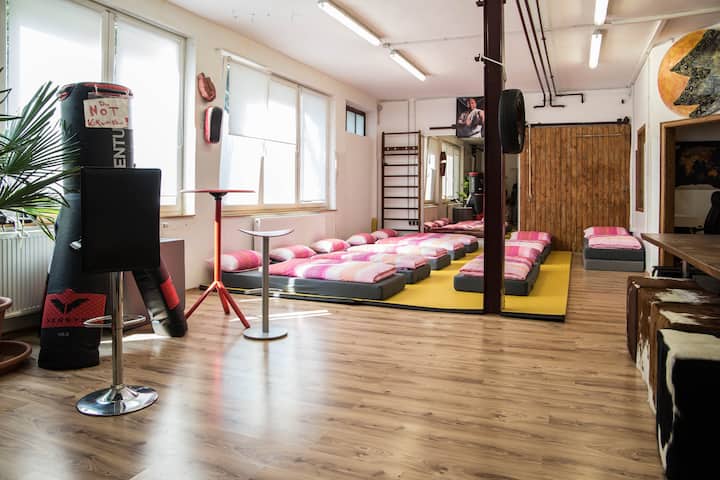 Spacious, bright, multi-functional happening place in the heart of the city.