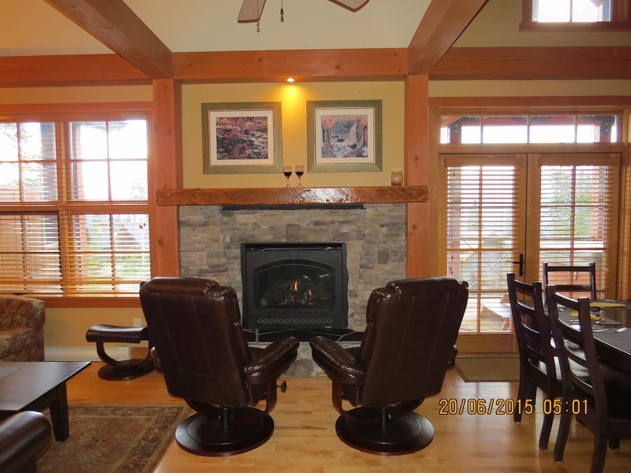 Cozy up by the fire