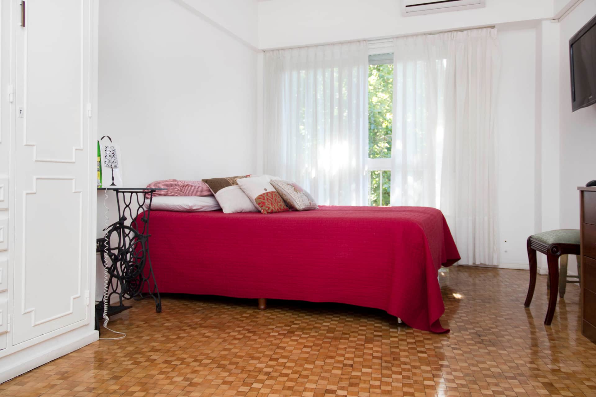 Studio mobiliado em Palermo com varanda e ar-condicionado