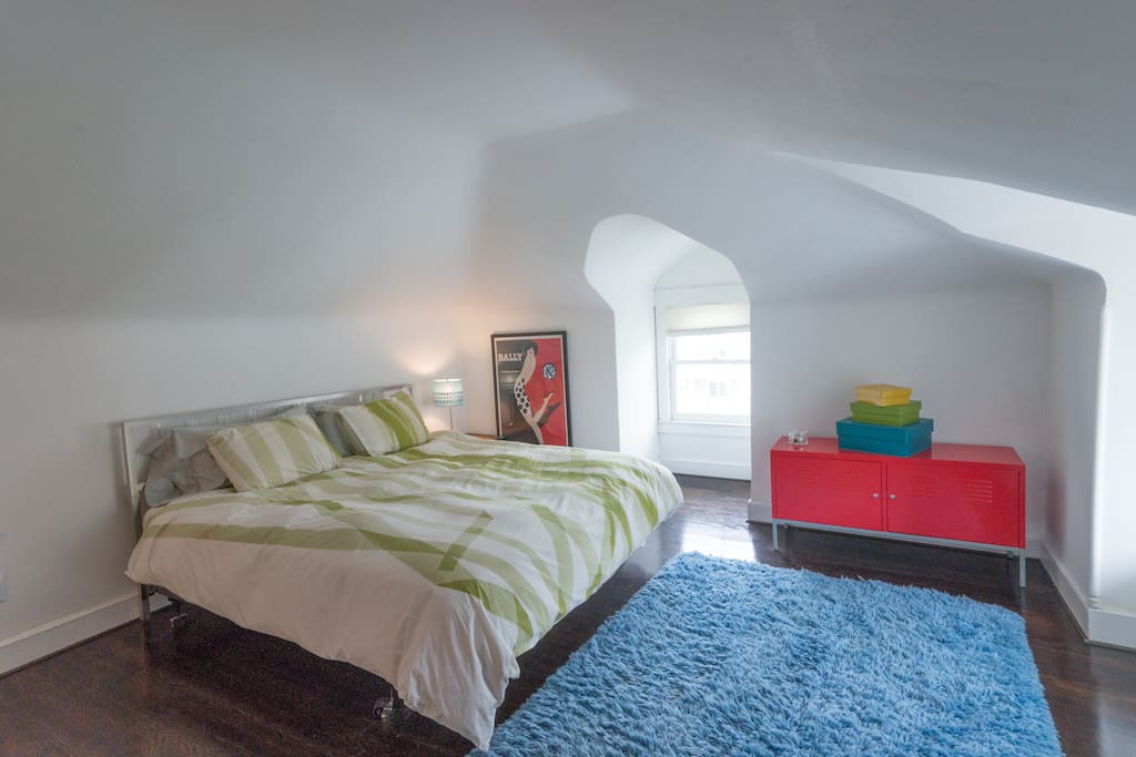 Large bedroom with King sized bed