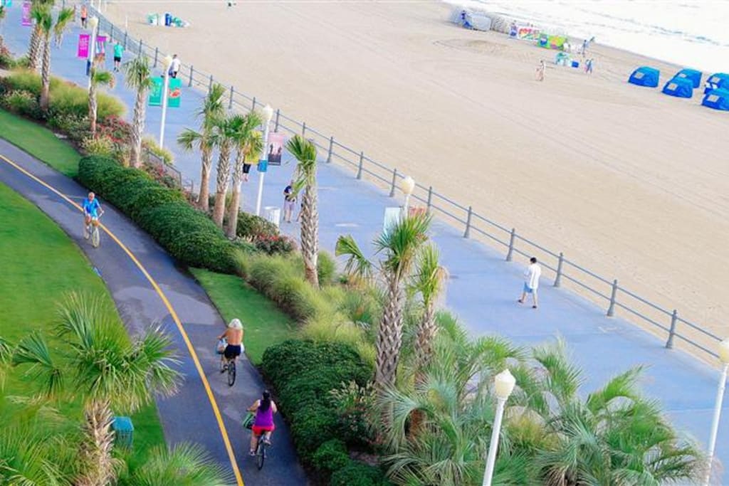 Boardwalk stretches from 2nd Street - 42nd Street