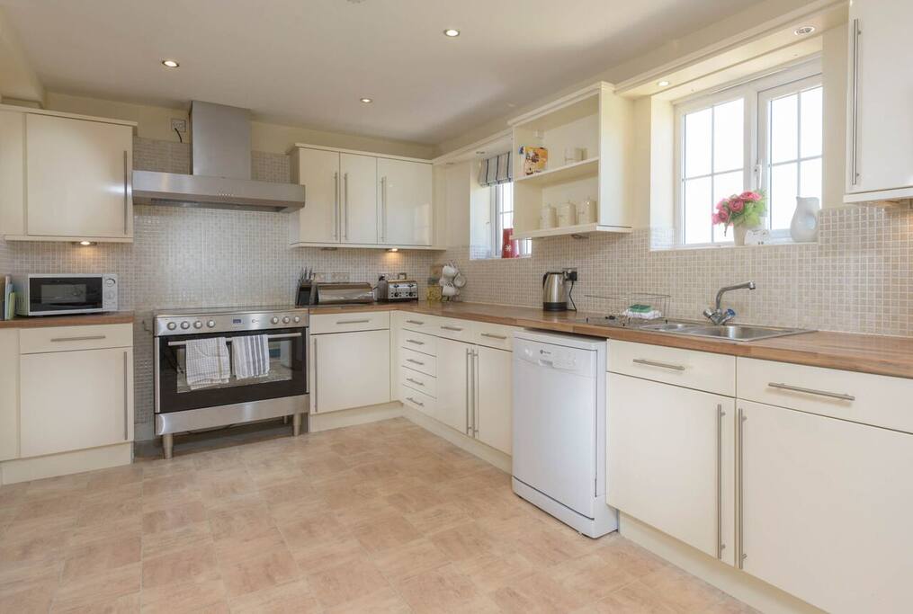 Light modern kitchen with everything you need