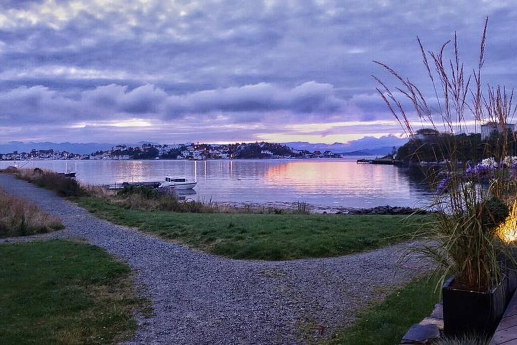 Beginning of trail surrounding the area and island