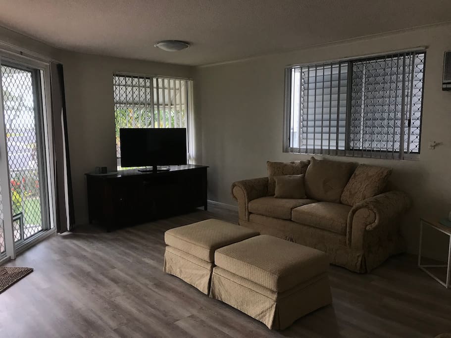 Comfortable and spacious open plan lounge area