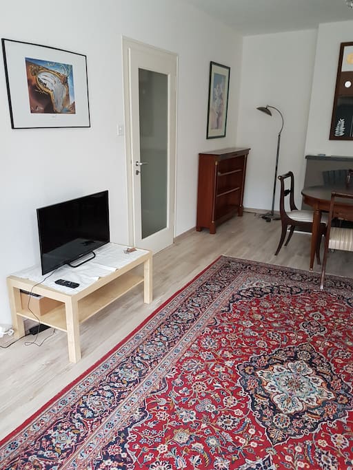 Living/dining room with TV