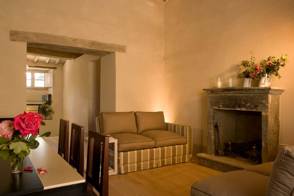 Upper level living room