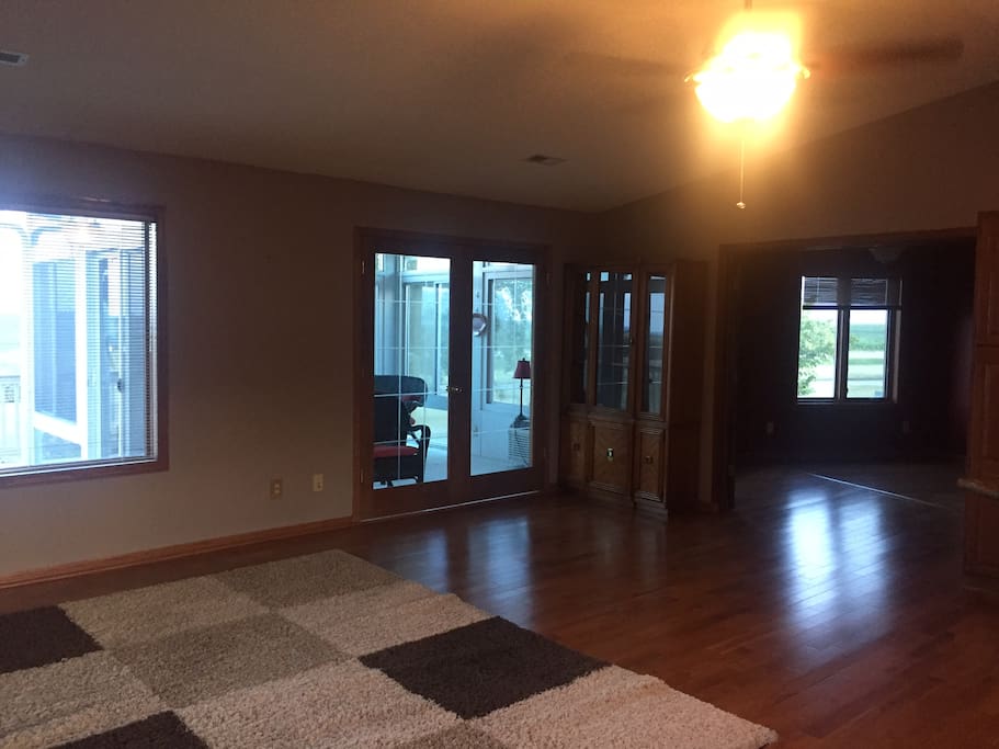 Great room /living room - sunroom in background