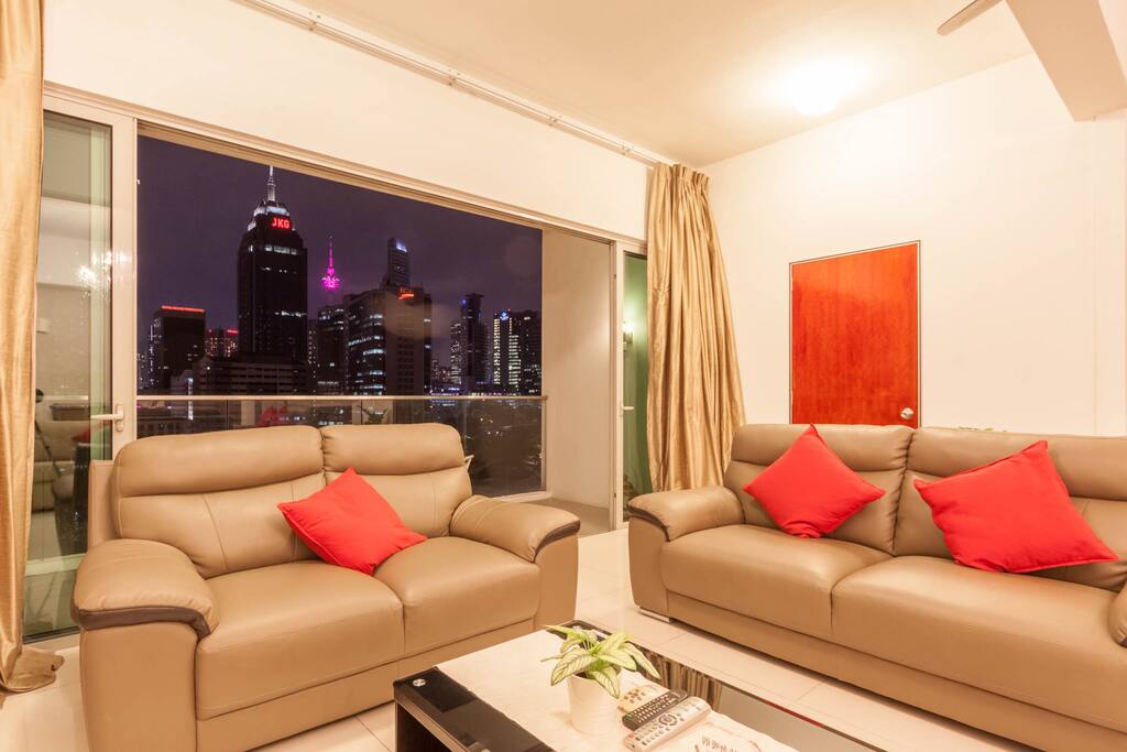 Second bedroom is just on the right of living room