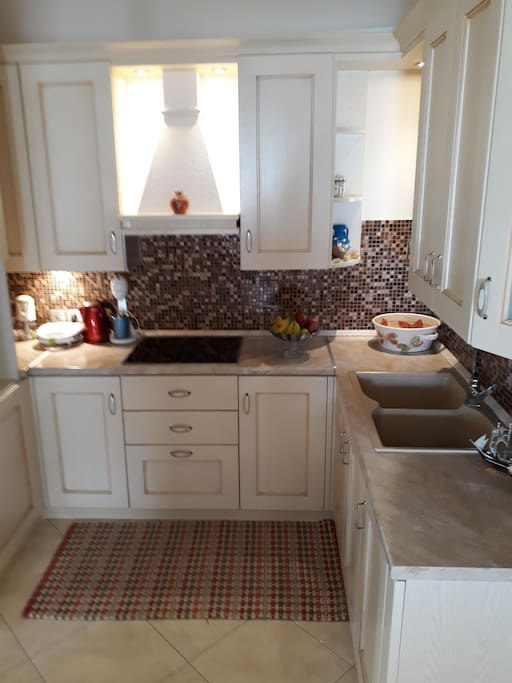 kitchen of the apartment