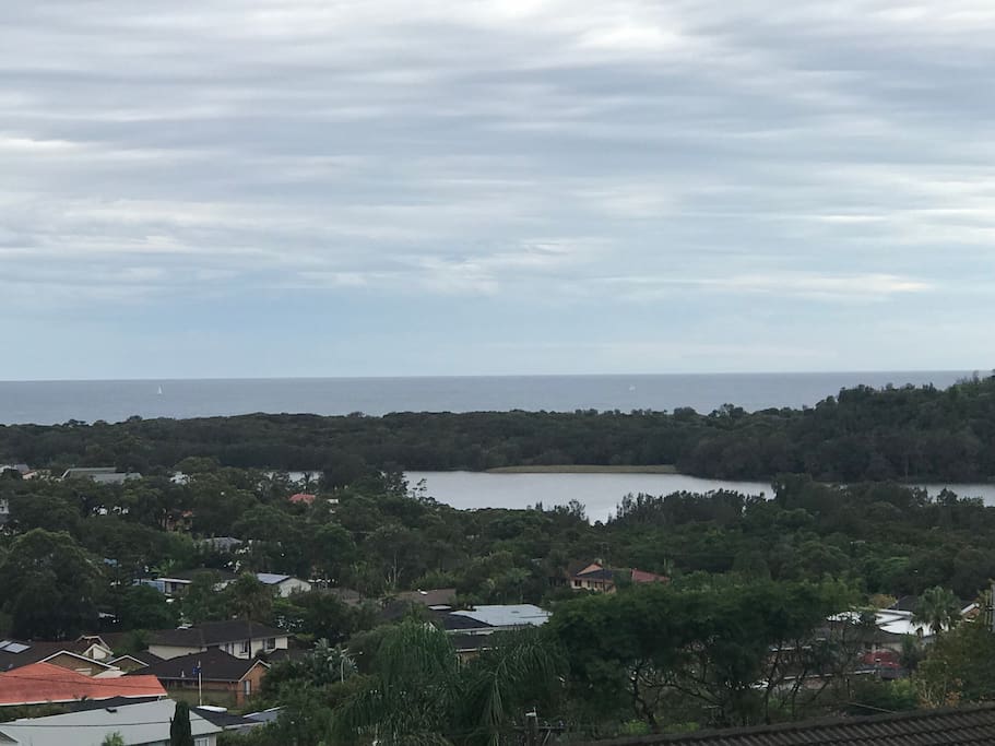 Spectacular view from balcony