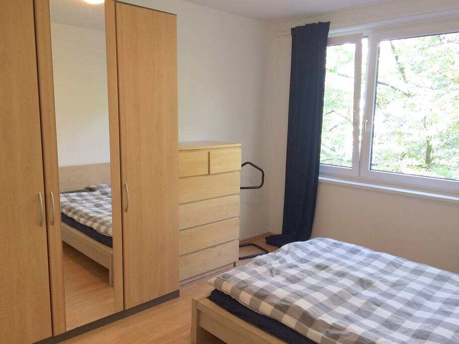 Bright spacious bedroom