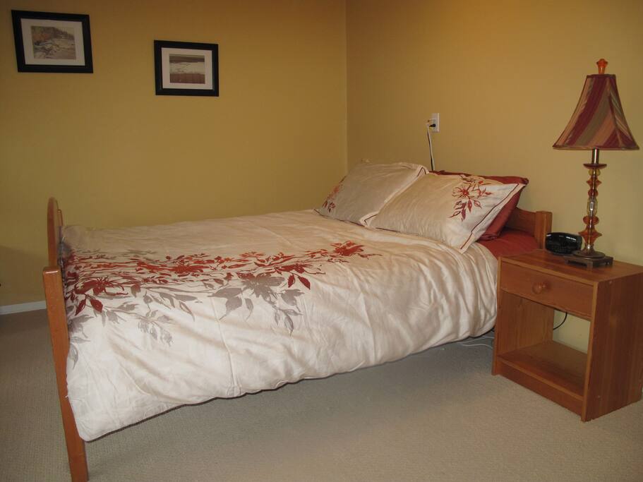 Large comfortable bed