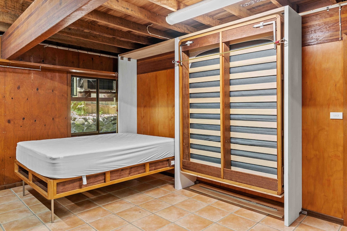 Downstairs living - fold away bed