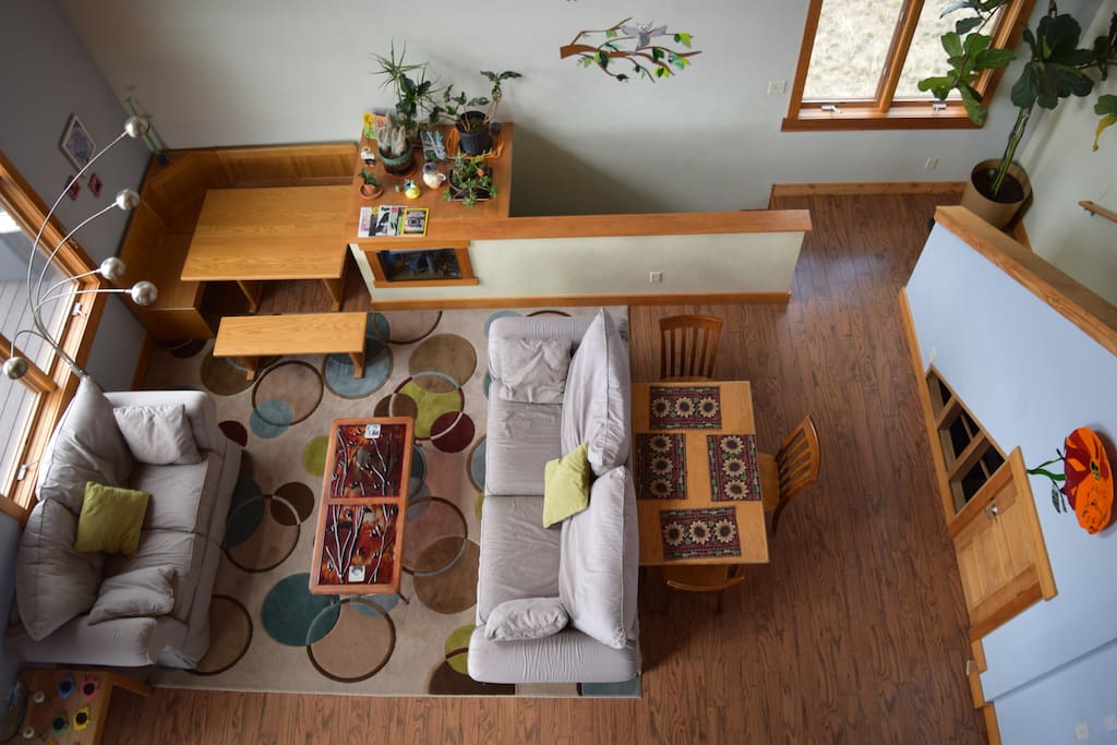 Living room from loft
