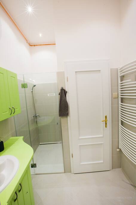 One of the bathrooms