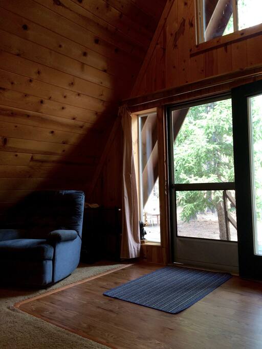Natural light fills the entrance