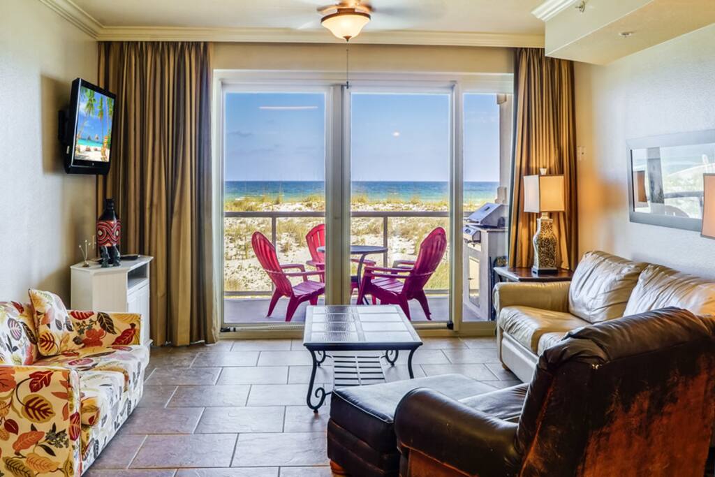 View from living room
