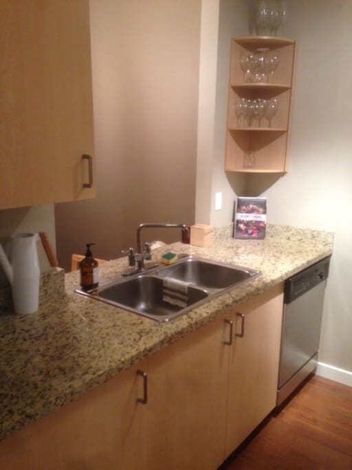 Open concept kitchen