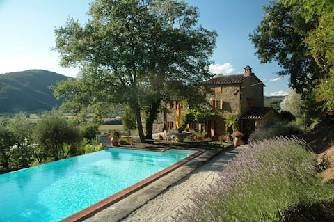 Villa San Martino, on the Tuscany/ Umbria border