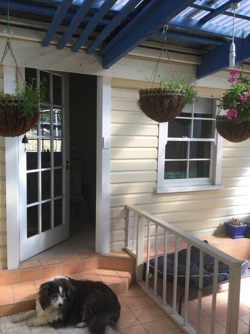 Entrance to your own private rooms