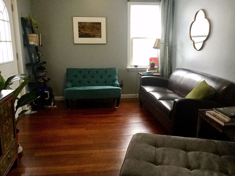 Shared living room space.