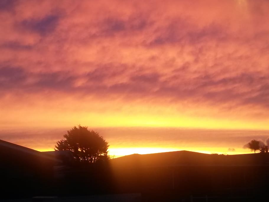 We get awesome sunsets
