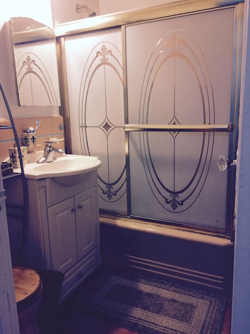 The bathroom