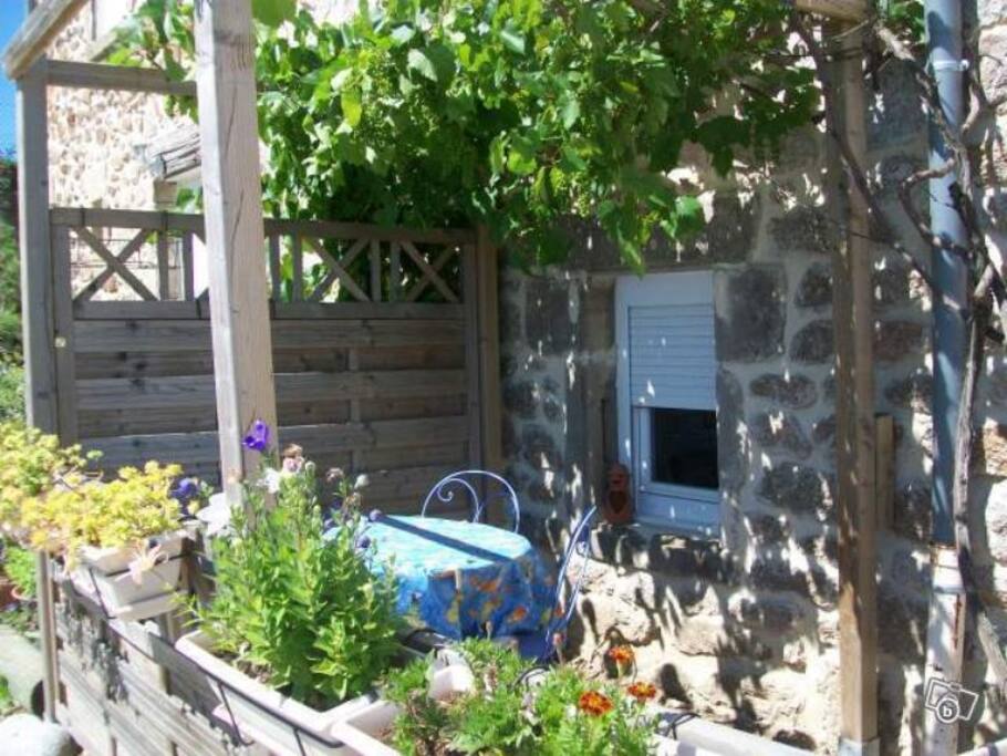 Terrasse ombragée